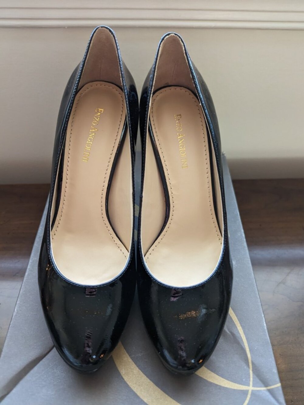 Enzo Angiolini Dixy Mid-Heel Pump 7 Black